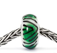 Charm Trollbeads in Vetro TIGRE SMERALDO - TIGRE SMERALDO